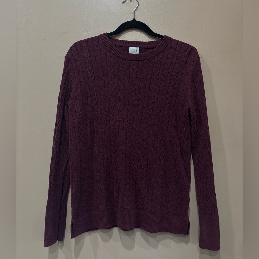 Maroon Knit Sweater